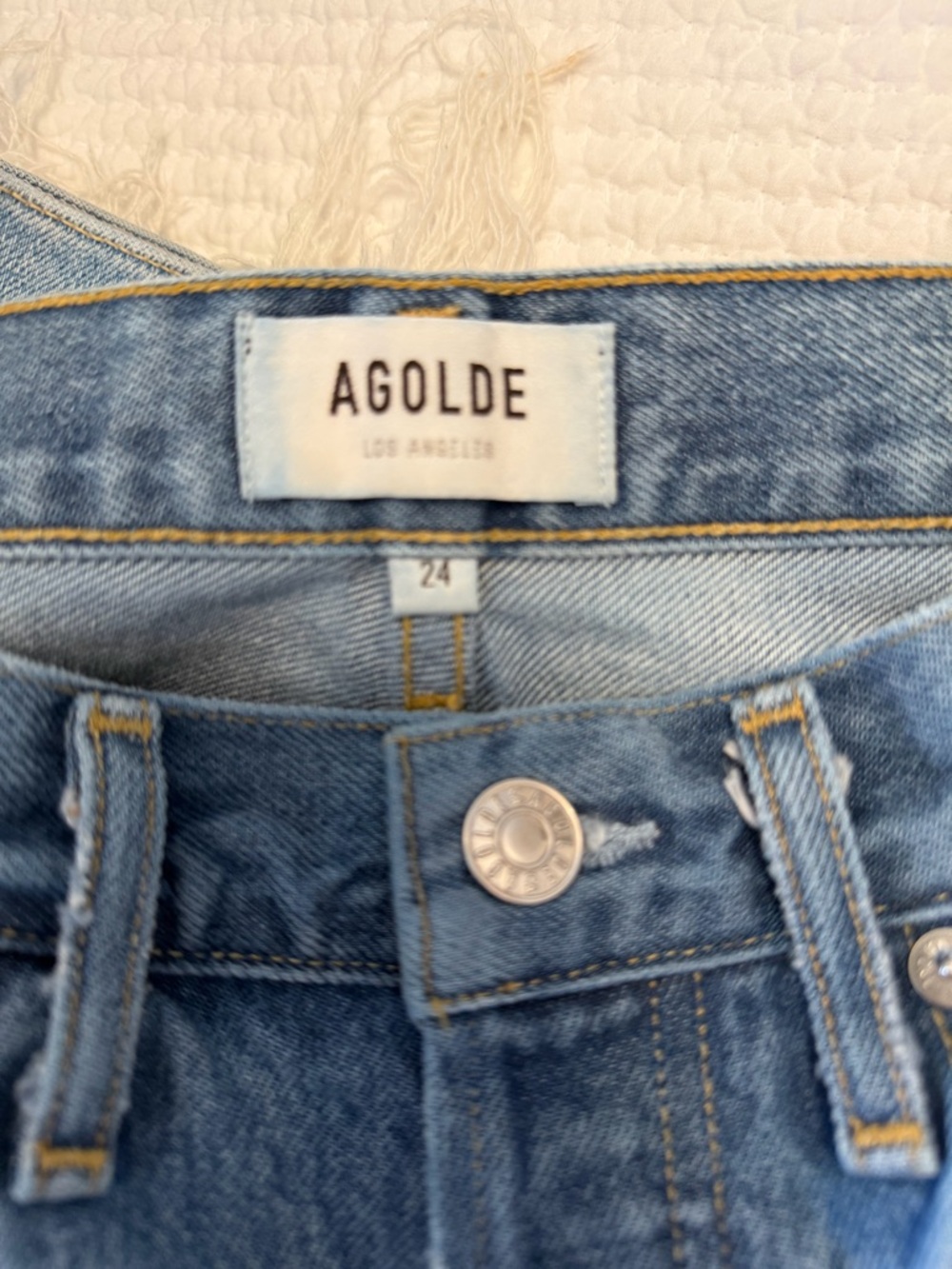 Agolde 90s Mid Rise Jeans - Picture 3 of 8